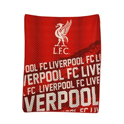 Image of Premier Life Store Liverpool FC Impact Fleece Blanket/Throw Design Pen