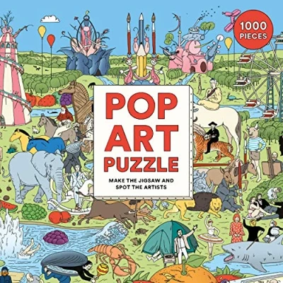 Image of Laurence King Publishing Pop Art Puzzle: Make the Jigsaw and Spot Artists