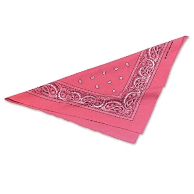 Image of Bristol Novelty BA829 Pink Cowgirl Bandana, Womens, One Size