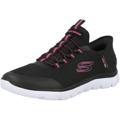 Image of Skechers Summits Slip Ins Sneaker, Black, 5 UK Child