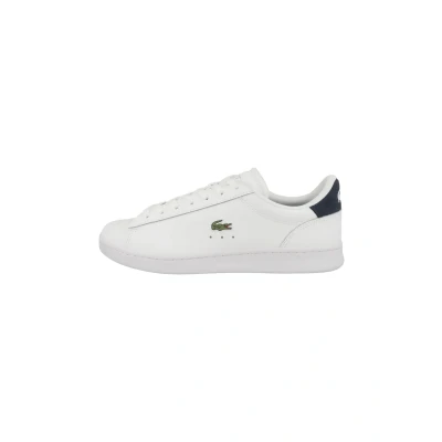 Image of Lacoste Carnaby Set Men&#039;s Lace Up Court Insp Trainers (White Navy, UK 11)
