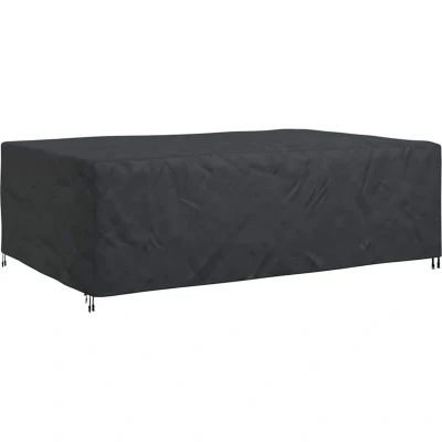 Image of vidaXL Outdoor Furniture Cover Black 300 x 200 90 cm 210D
