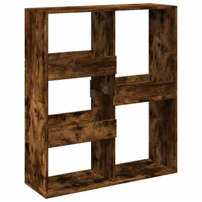 Image of vidaXL Room Divider Smoked Oak 100x33x115 cm Engineered Wood
