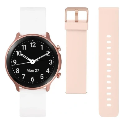 Image of DORO 8370 Smart Watch Pink &amp; White, Pink,White