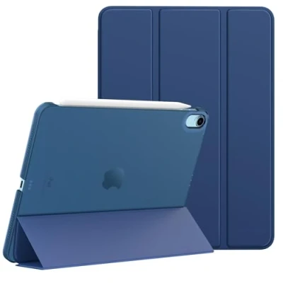 Image of MoKo for iPad Air 6th Generation 11 Inch Case M2 2024/ 5th Gen 2022/ 4th 2020,iPad 11&#039;&#039; with Translucent Hard Back Cover,iPad 6/5/4 Case, Navy Blue