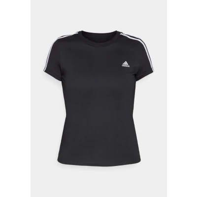 Image of adidas Sportswear Print Tshirt, Women&#039;s, Size: Medium, Black/white