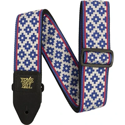 Image of Ernie Ball Blue Crux Jacquard Guitar Strap