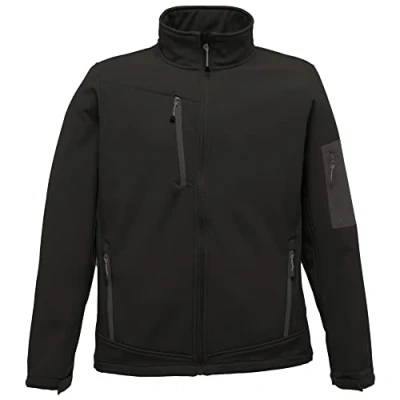 Image of Regatta Men&#039;s Arcola Jacket Size L Black/Sealgr