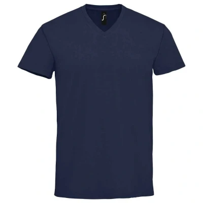 Image of SOLS Mens Imperial V Neck T Shirt (French Navy) Size X Large