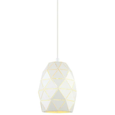 Image of Italux Lighting Modern Hanging Pendant White 1 Light, E27 ITLMDM 3471 W