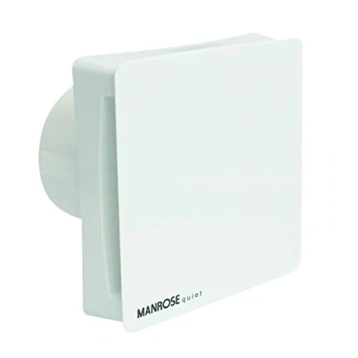 Image of Manrose Extractor Fan Bathroom Kitchen Quiet Timer Humidistat 4&quot; 100mm Axial
