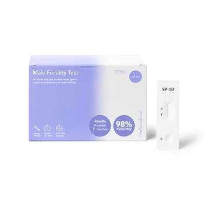Image of Newfoundland Male Fertility Test, Simple to Use Test for Men, in Under 5 Minutes, CE Certified Mens Home Use,Single