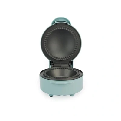 Image of Giles &amp; Posner EK6221GSBL Mini Pie Maker Deep Fill Machine, Non Stick Plate, 3 Minute Preheat, Built in Crimping Edge, Bake Traditional British Pies, Cool Touch Housing, Easy to Clean, Blue