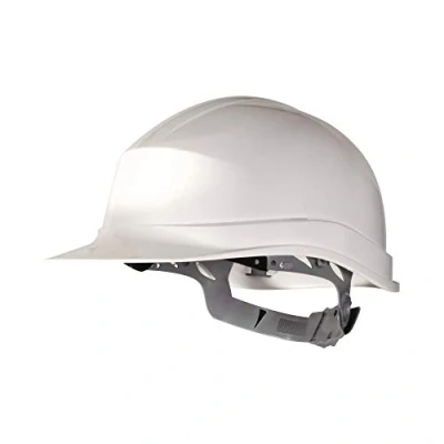 Image of Delta Plus ZIRCON Safety Helmet, Un Vented with Manual Adjustment White Adjustable