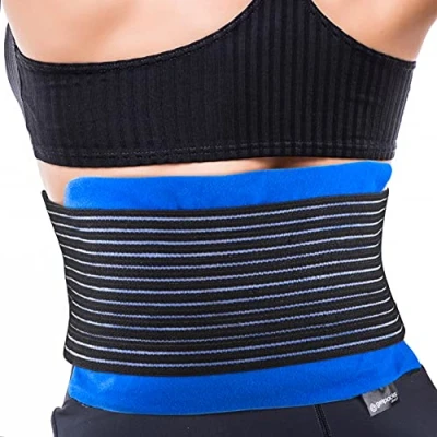 Image of Gelpacks Direct 3in1 Large Gel Ice Pack for Sports Injuries Hot Cold Compress Pad Perfect Lower Back, Muscle, Hip, Menstrual &amp; Sciatica Pain Relief and Reusable, All Body