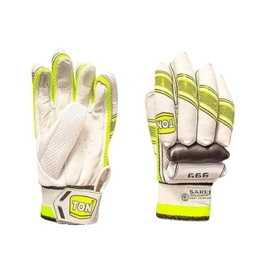 Image of SS TON 999 Cricket Batting Gloves Multicolor Size: Youth For Left Hand Batsman