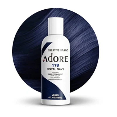 Image of Adore Shining Semi Permanent Hair Colour, 178 Royal Navy