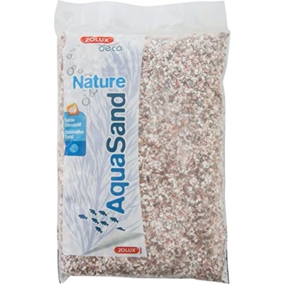 Image of Zolux granulométie 0.8 kg aquarium gravel Natural cristobalite from 1.6 to 3 mm Pink