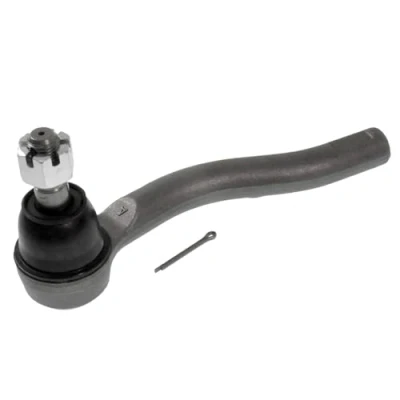 Image of 485209Y025 Track rod end BLUE PRINT ADN187184 Front Axle Right with crown nut