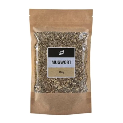 Image of Lowhill Valley Mugwort Herb Herbal Tea Artemisia Vulgaris Premium Quality Loose Leaf 100% Pure Naturally Grown Contains No Additives or Preservatives 100g
