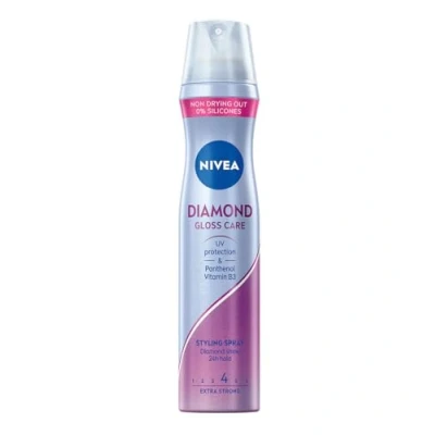 Image of Nivea Styling Spray Diamond Gloss Hair 250 Ml