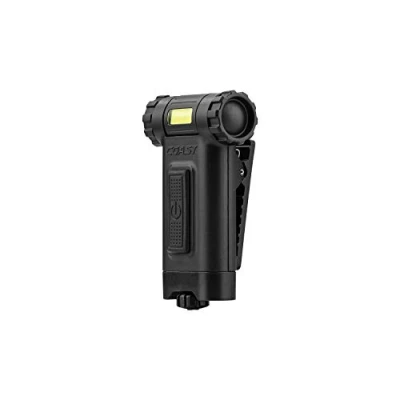 Image of Coast HX4 80 Lumen Dual Color (White &amp; Red) Magnetic LED Clip Light with Beam Rotation, Black