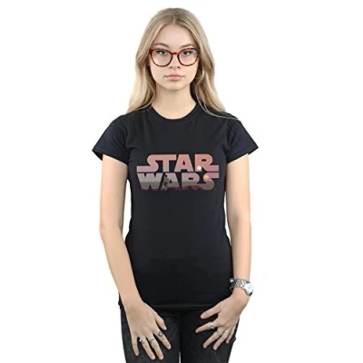 Image of Star Wars Women&#039;s Tatooine Logo T Shirt Black Small