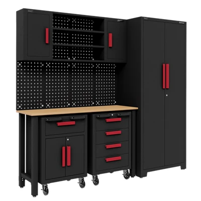 Image of American Pro Complete Garage Storage System with Mobile Trolley x 2