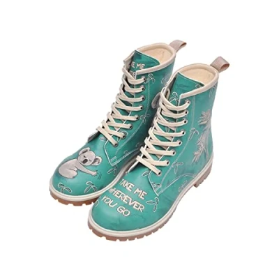 Image of DOGO Women Koala Long Vegan Boots Blue