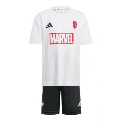 Image of adidas Sportswear Marvel Spiderman SET Tracksuit bottoms White black for kids, Size: 18 24m,