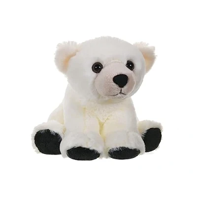 Image of Wild Republic 10845 Polar Bear Baby Plush, Cuddlekins Cuddly Soft Toys, Kids Gifts, 20 cm Mini