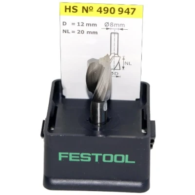 Image of Festool Fresa helicoidal HW para ranurar HS SPI S8 D12/20
