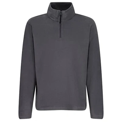 Image of Regatta Professional Mens Micro Zip Neck Fleece Seal Grey