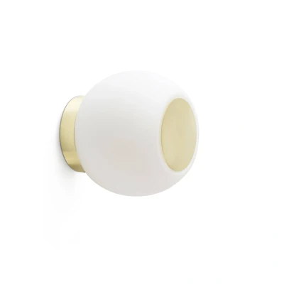 Image of Moy Bathroom LED Globe / Ceiling Wall Lamp Gold 4W 3000K IP44