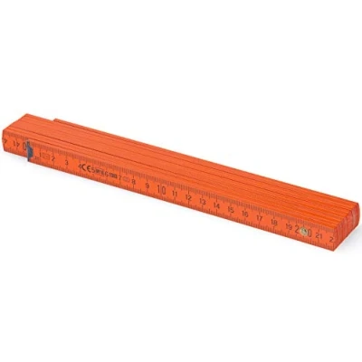 Image of BL52 Folding Ruler Scale 2 m Orange Duplex