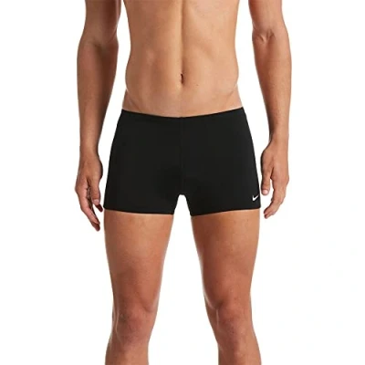 Image of NIKE Square Leg Swimwear, Men, mens, Swim Briefs, NESSA002, Black, XS