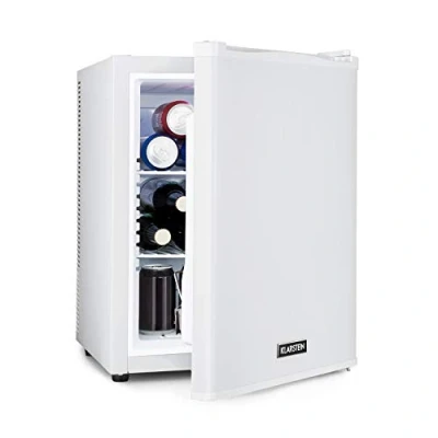 Image of KLARSTEIN Mini Fridge for Bedrooms &amp; Home, 40L Table Top with Adjustable Shelves, Quiet Small Cooler Food, Drinks Skincare