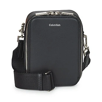 Image of Calvin Klein Sleek Reporter Across body bag, Men&#039;s, Size: One Size, Black