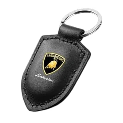 Image of Car Keyring for Lamborghini Urus Huracan Aventador Gallardo Temerario Countach, Keychain with Emblem Men and Women, Accessories Gifts,Black