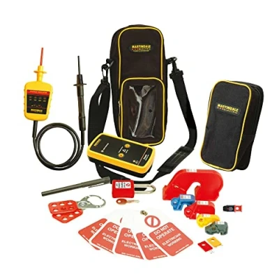 Image of Martindale VIPDLOK138 S Lock Out Kit with Voltage Indicator and Proving Device, Yellow