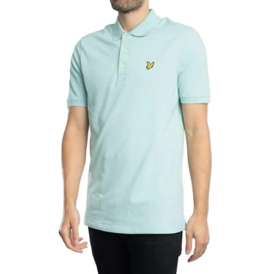 Image of Lyle and Scott Polo Shirt Future Light Blue size S