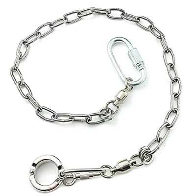 Image of ebamaz Parrot Foot Chain for Small Medium Large Birds Stainless Steel Anklet Ring Pet Training (NO.15 (14.5mm))