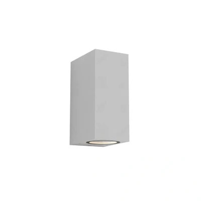 Image of Chios LED Outdoor Wall Light Textured Grey IP44, GU10