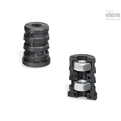 Image of ELESA Round tube expander end cap NDE.T 35x2 M10