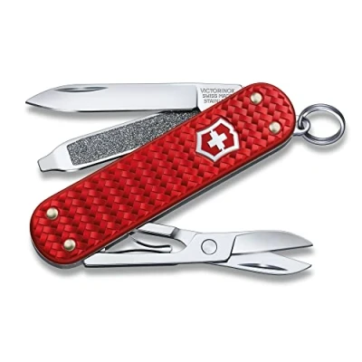 Image of Victorinox Swiss Army Knife Classic SD Precious Alox Iconic Red