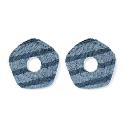 Image of eufy 2 Washable Vacuum Mop Cloths, Compatible with X10 Pro Omni and X9 Robot Vacuums, Reusable Soft Mopping Pad, Parts, Accessories