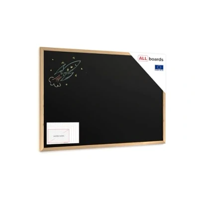 Image of ALLboards Chalkboard 90x60 cm with a Wooden Frame ECO, Chalk Writing Board