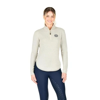 Image of Weatherbeeta London Layer Long Sleeve Top, Irish Cream, Ladies S