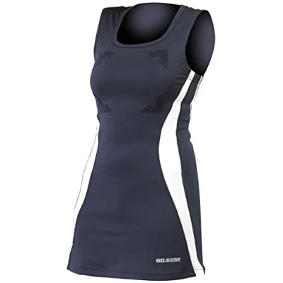 Image of Gilbert Eclipse II Netball Dress (Navy/White, 8)