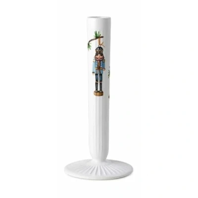Image of Rosendahl, Hammershøi Christmas Candle Holder H20 White W. Deco, Holder, Unisex Adult.